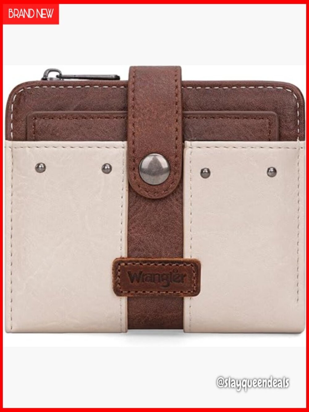 Vegan Leather RFID Blocking Bifold Wallet with Removable ID Window